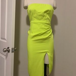CUSHNIE x Target Strapless Side Slit Dress sz 2